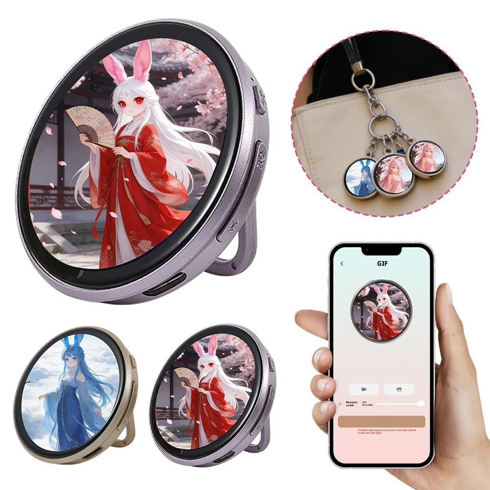 Smart LED Anime Badge — Animated Display | Music & Video | Wearable Tech | NovaTech