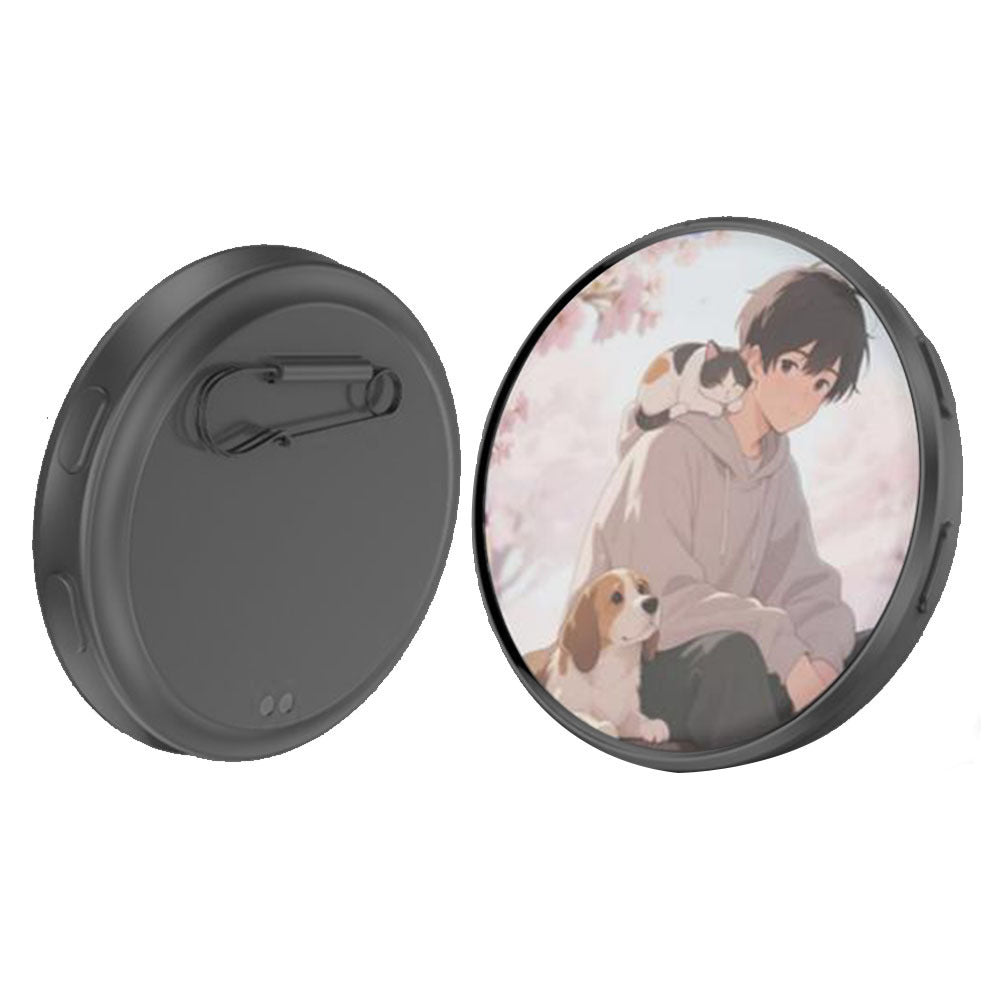 Smart LED Anime Badge — Animated Display | Music & Video | Wearable Tech | NovaTech