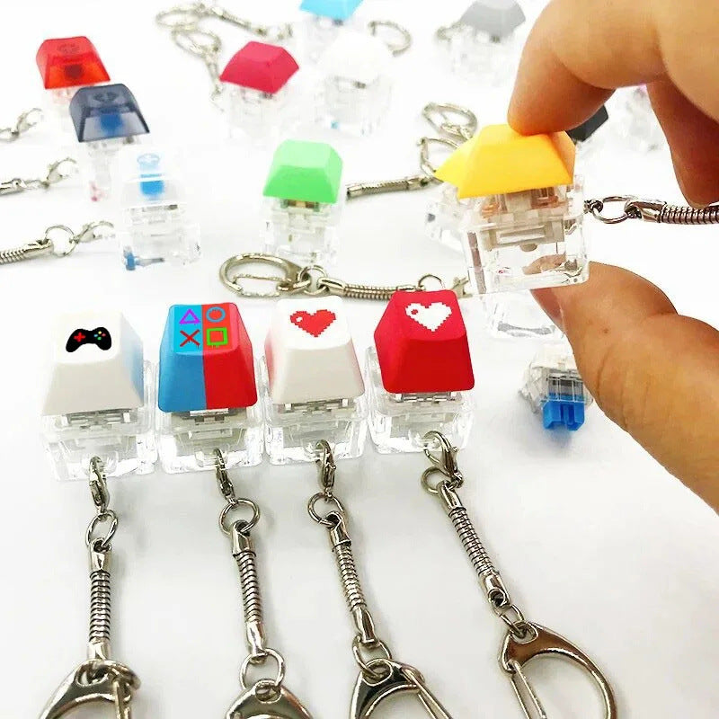 Pressable Mechanical Keycap — Tactile Click | Stress Relief Desk Toy | NovaTech