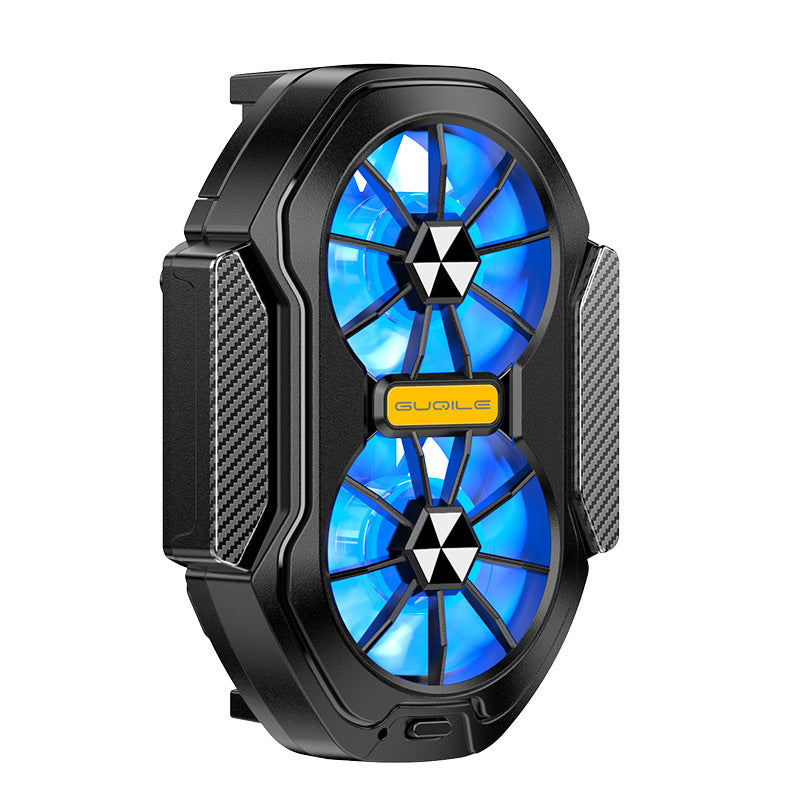 Wireless Charging Phone Cooler — Dual Fan | Silent Cooling for Mobile Gaming | NovaTech