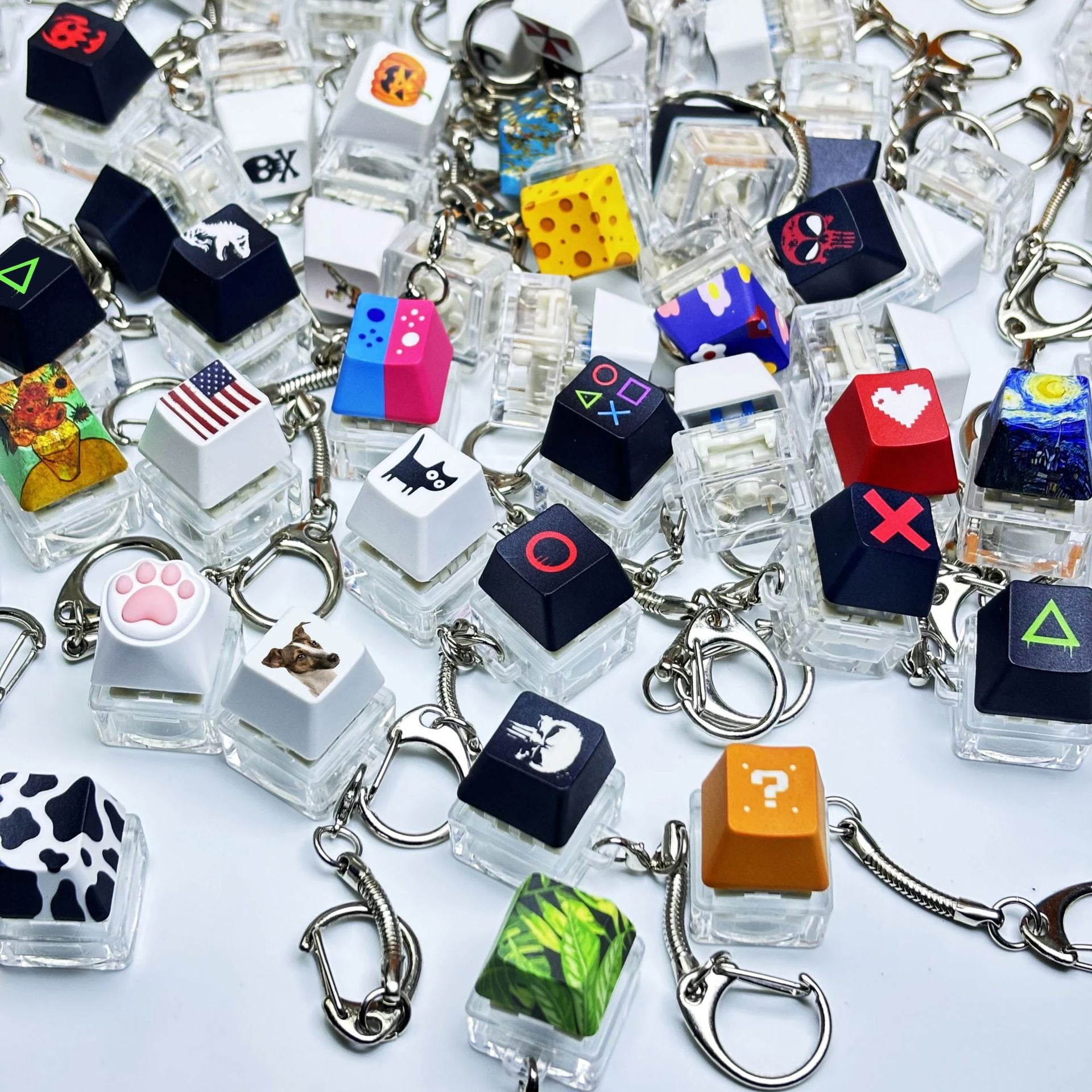 Pressable Mechanical Keycap — Tactile Click | Stress Relief Desk Toy | NovaTech