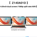 14" Dual Screen Portable Monitor — 1080P IPS | USB-C | For Gaming, Work & Travel | NovaTech