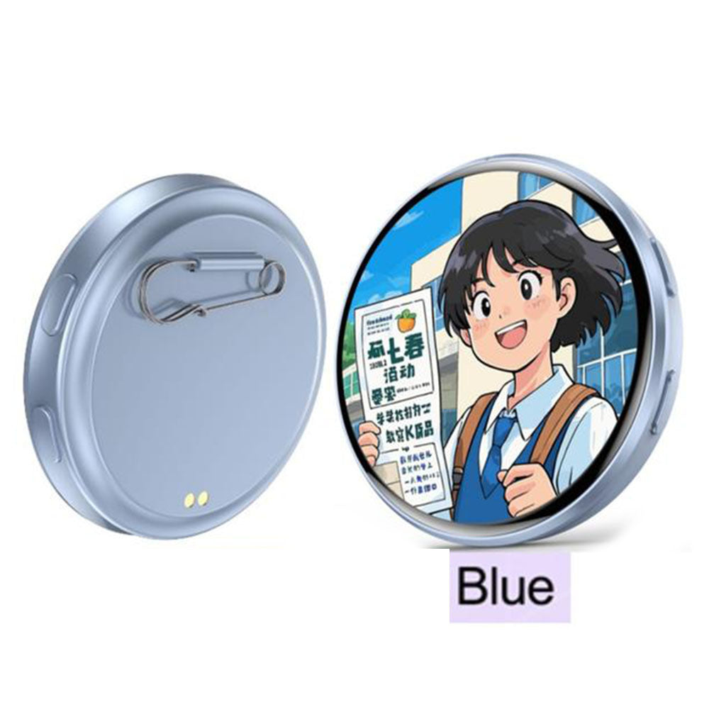 Smart LED Anime Badge — Animated Display | Music & Video | Wearable Tech | NovaTech
